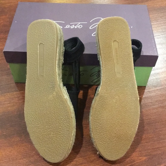 Sesto Meucci espadrilles size 7 Black - Picture 3 of 5